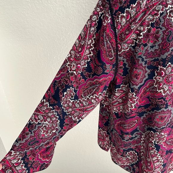Talbots Paisley Blouse - Picture 4 of 11